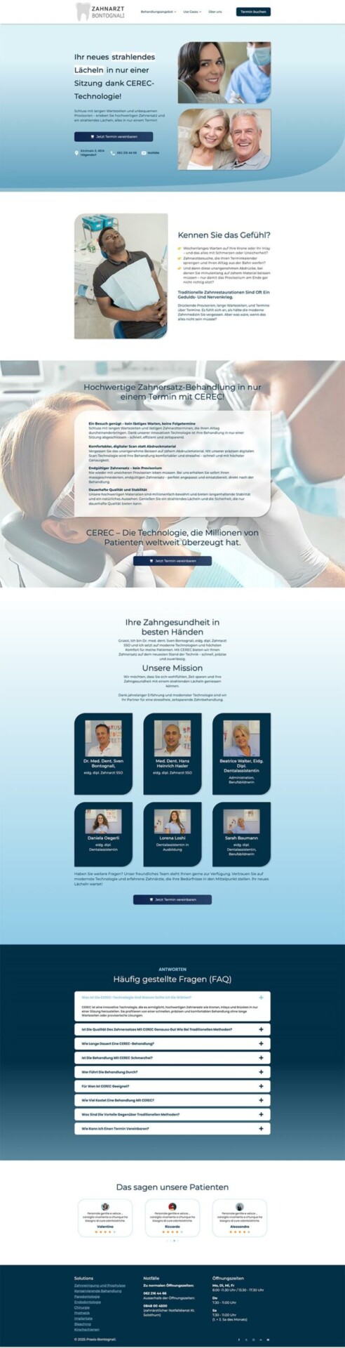 webdesign-projekt-Zahnarzt